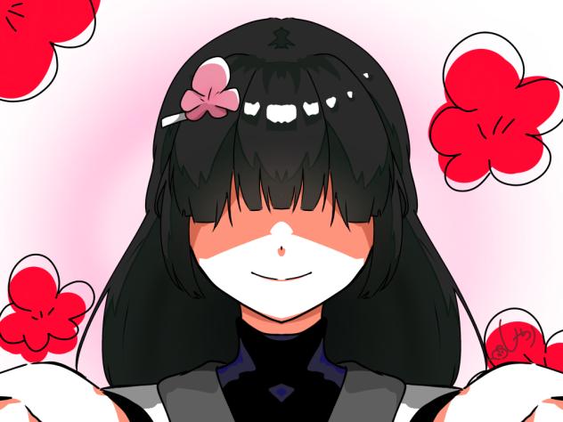 鶯嬢　#oc