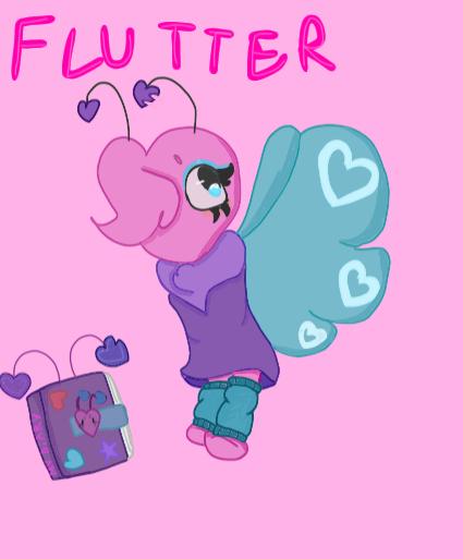 Flutter+trinket in my style 🦋