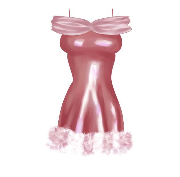 party dress Y2K (pink)