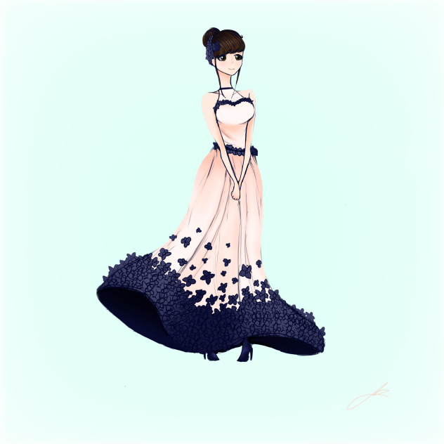 Frisk in a dress