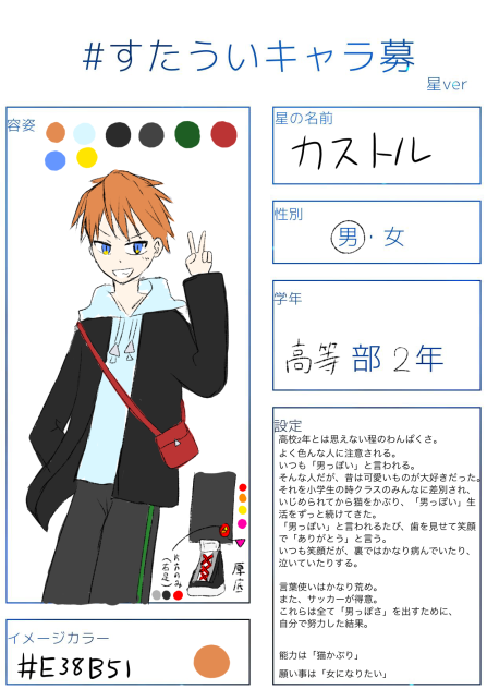 Lemonさんのキャラ募