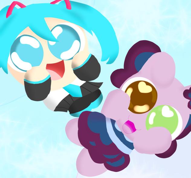 My Miku collab with kewi gift for Marie