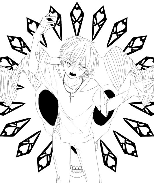 ボッカデラベリタ　ころんくん　線画