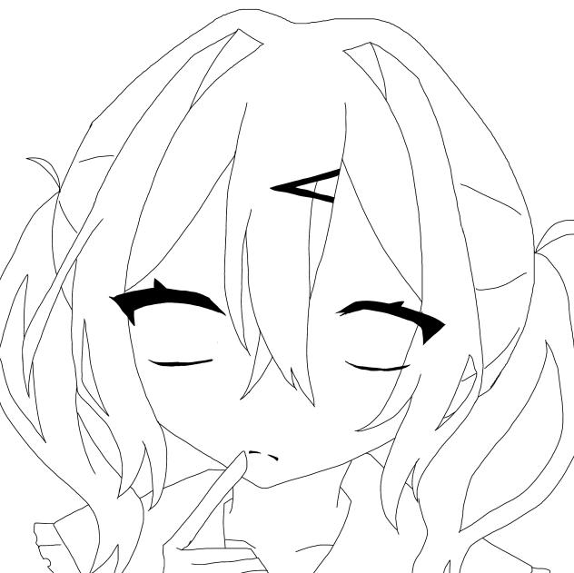 線画ー