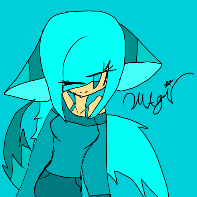 I'm drawing magic's oc but without mask - ibisPaint