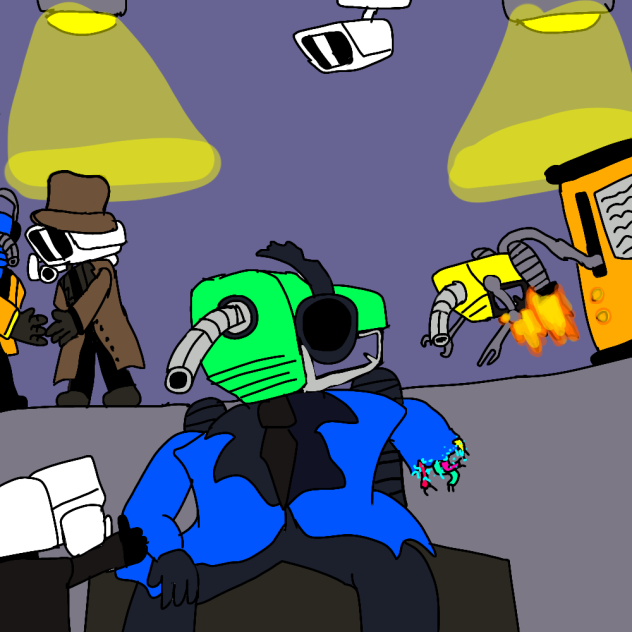 Injured large gasoline man