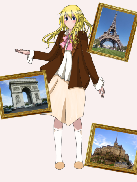 フランス人の女の子