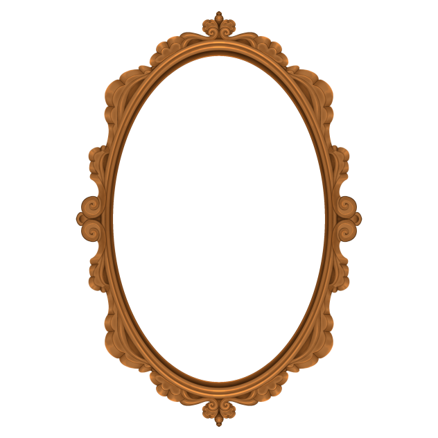 wooden mirror