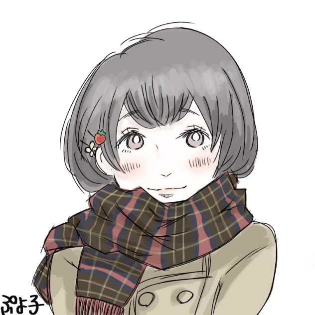 あざといマフラー少女 Ibispaint