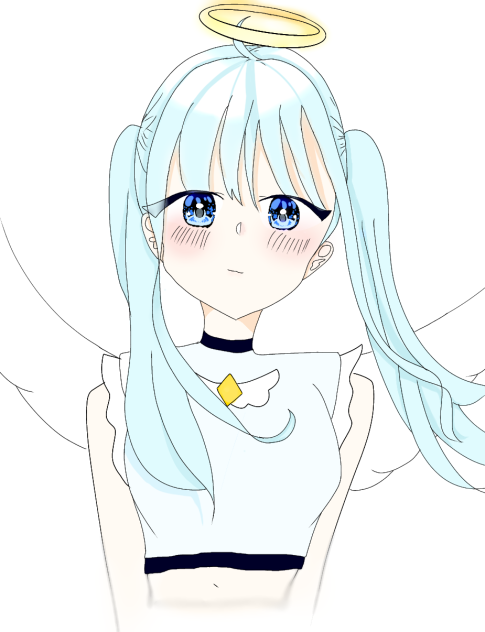 ただの過去絵の途中天使