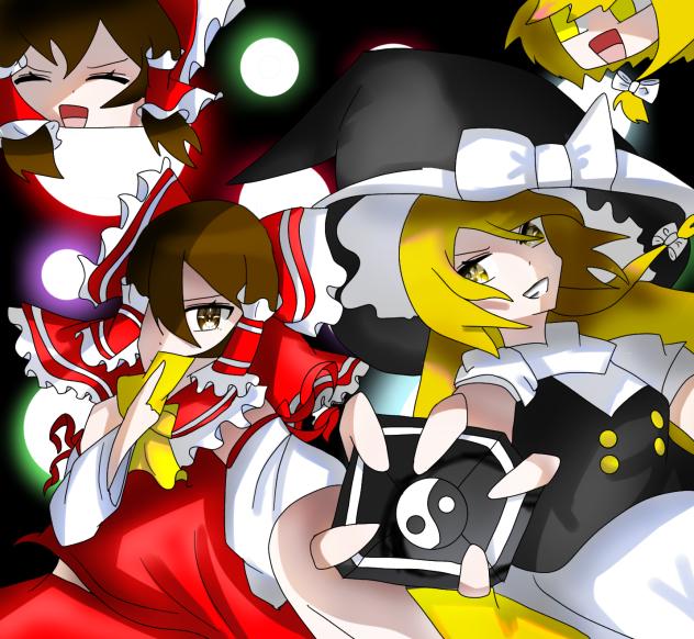 レイマリ描いたよ！