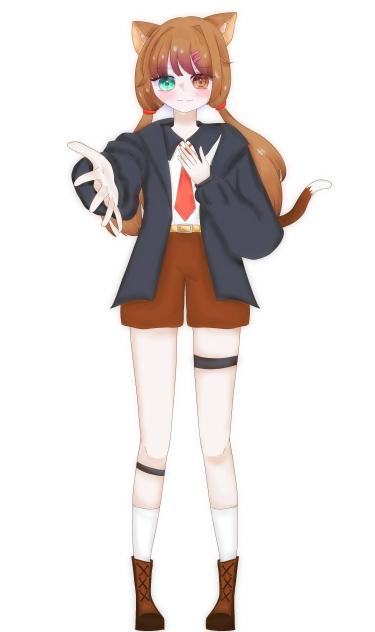 【NEVIA】猫月ここあ　立ち絵