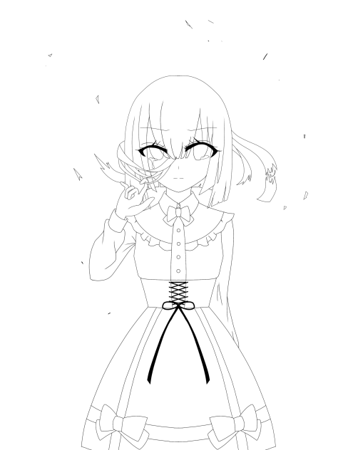 決別 線画 - ibisPaint