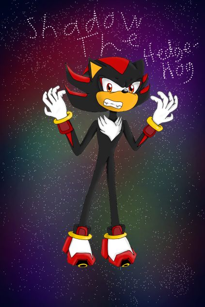 Shadow the hedgehog fan-Art!