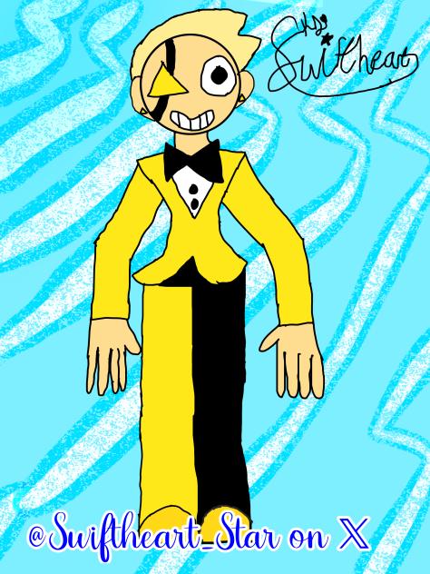 My Human Bill Cipher design full-body!