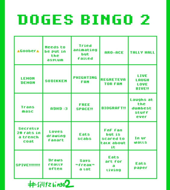 DOGES BINGO 2