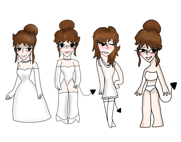my persona's canon outfits