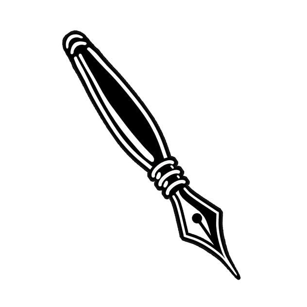 Dip pen icon