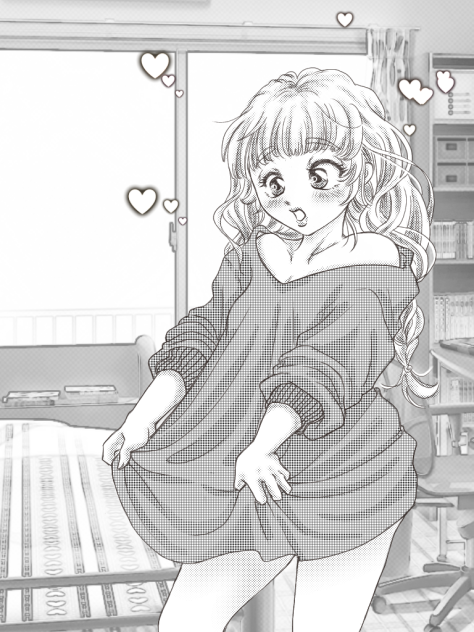 初めての彼シャツ