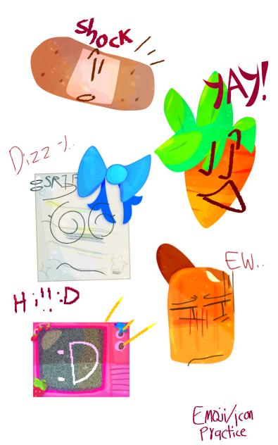 [😮] emoji slash icon practice