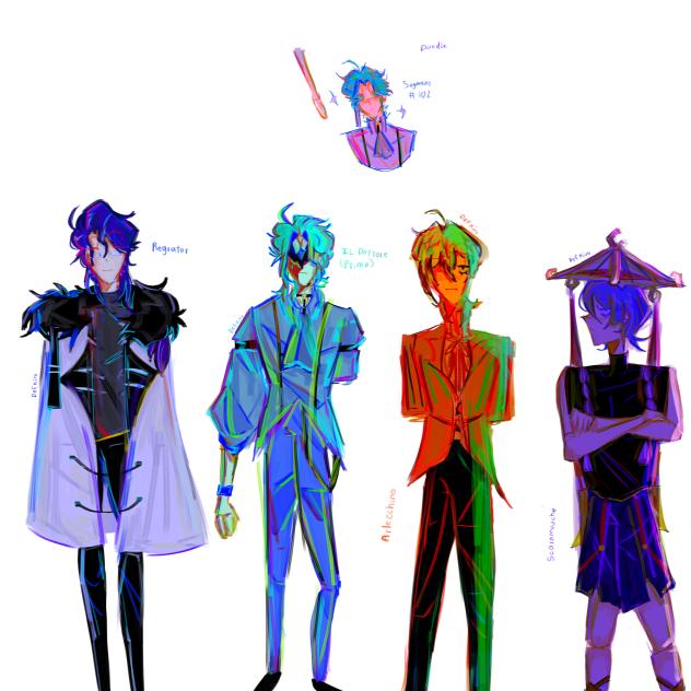 Fatui character drafts