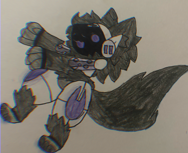 Floofy Boi but colored 🥰