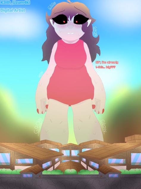 Girlfriend on the village horizon;