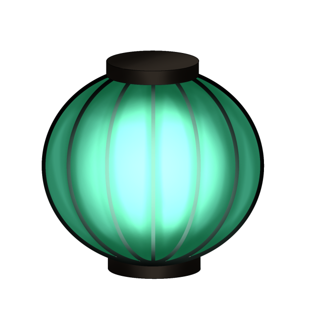提灯-緑-