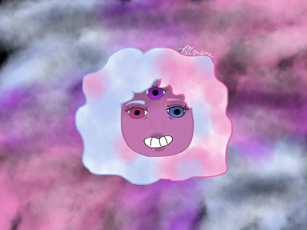 Cotton Candy Garnet - Steven Universe