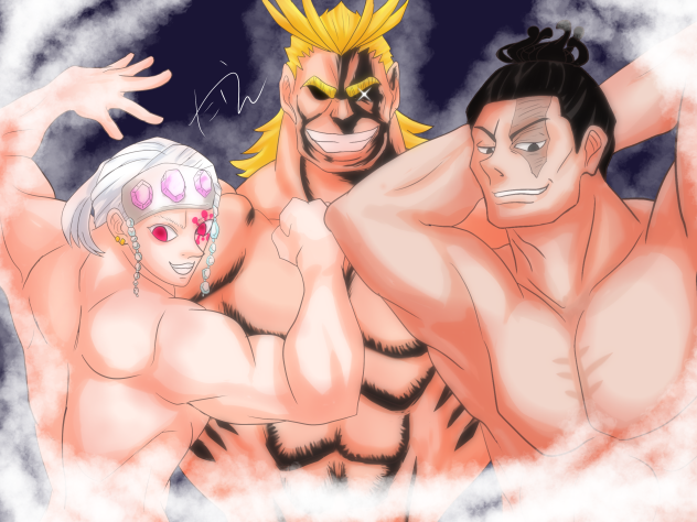 「「「ようこそ漢風呂へ！」」」