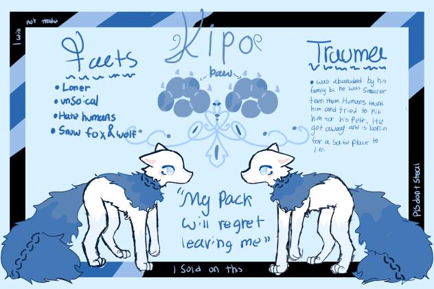 Kipo or kipp ref sheet♥︎☆
