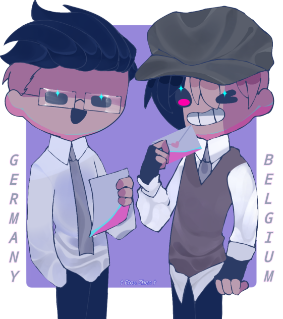 Countryhumans 🇩🇪🇧🇪