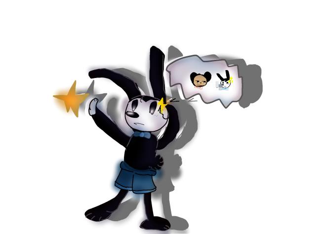 Oswald The Lucky rabbit DRAWING