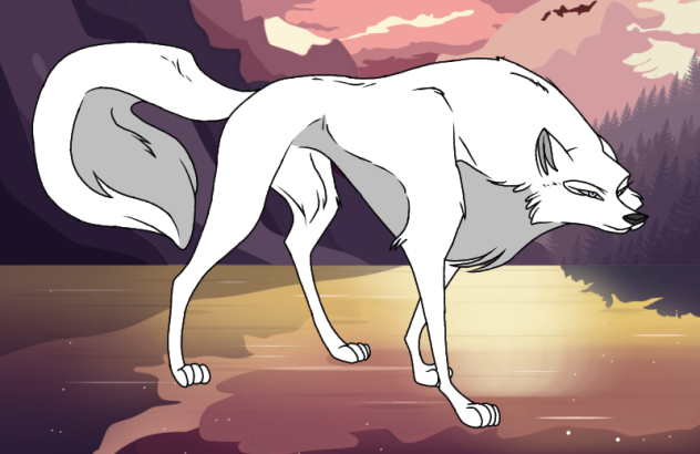 IceHeart as a wolf in Balto