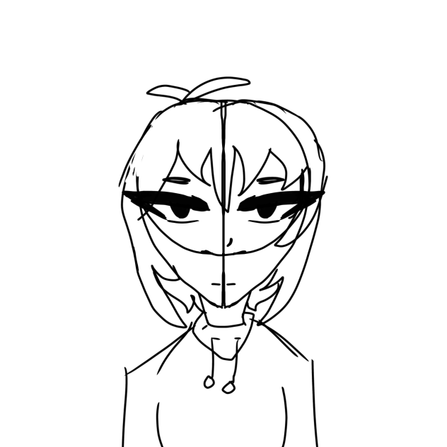 Sketch Of An Annoyed Girl