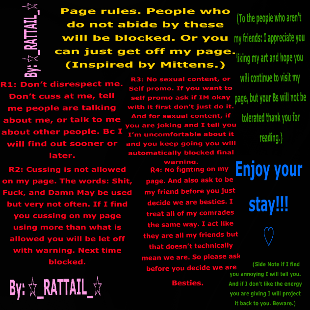 Page Rules. (Read Desc.)
