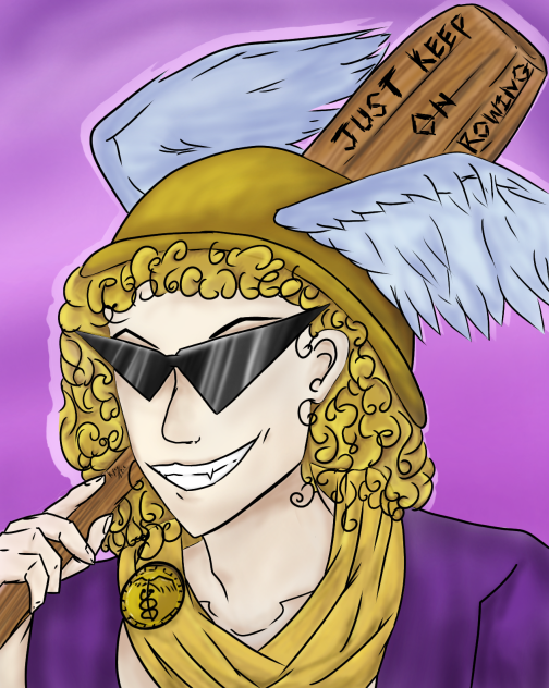 Just Keep on Rowing- Hermes