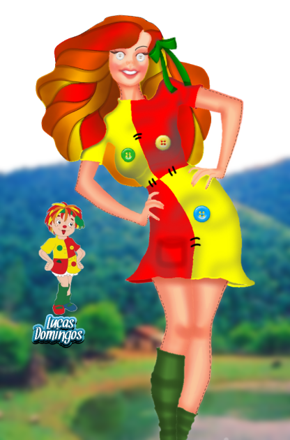 minha versão da boneca Emília