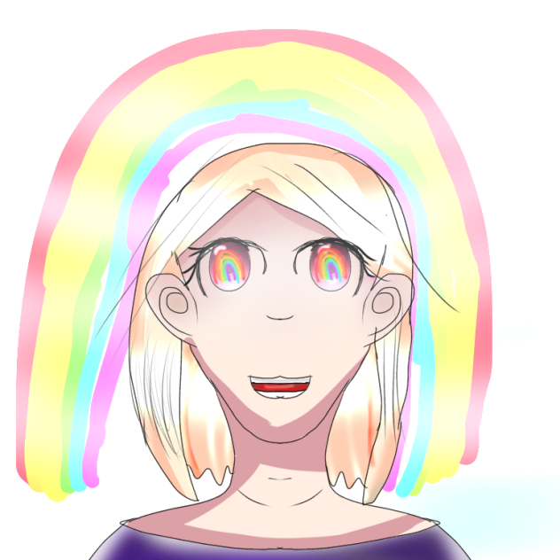 Rainbow hearts