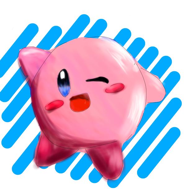 左手のカービィ