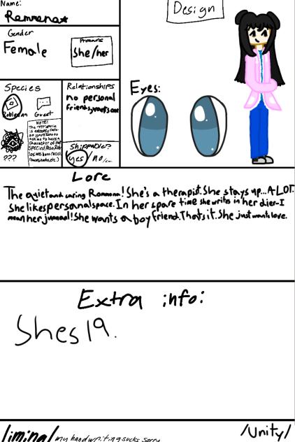 Passing Sanity oc (Rommona)