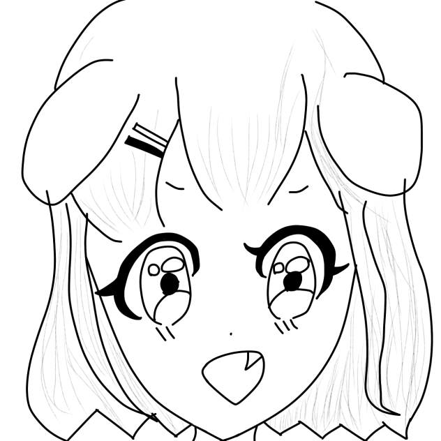 ワン！　ぬりえ