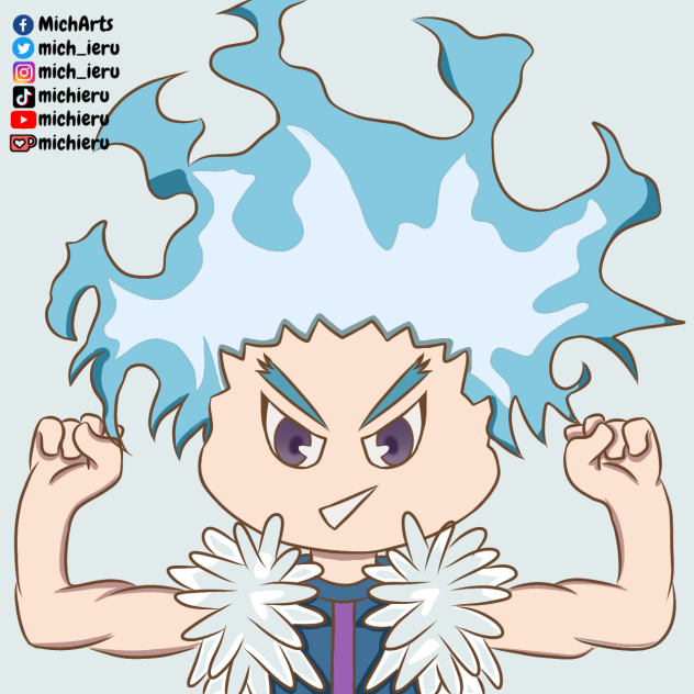 Lui Shirosagi from Beyblade Burst Chibi