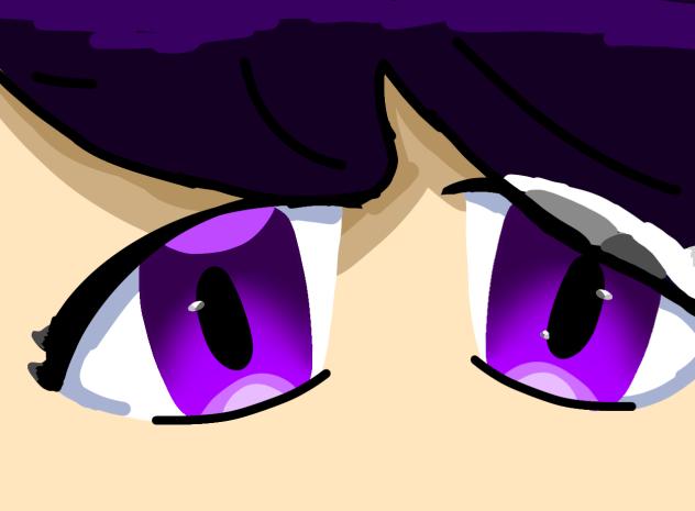 purple eyes