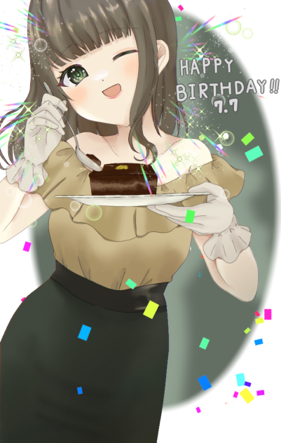 お誕生日イラスト🍰兼ファンアート✨