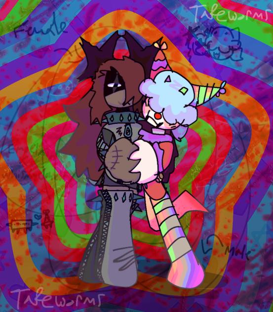 Silly clowns doodles