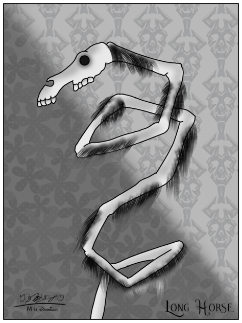 Long Horse card