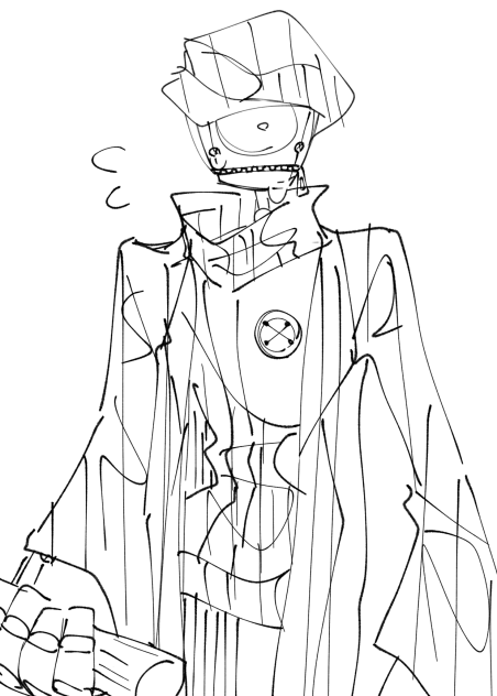 OC 画家ロボット(服あり)