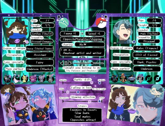 OppositeMoralitiesShipping chart!! 💙💜