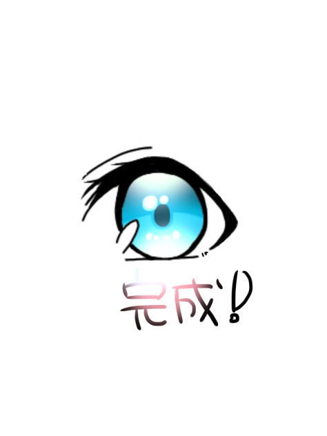 お目目のメイキング